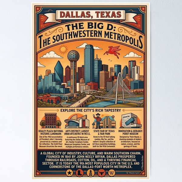 Item preview, Dallas, USA designed and sold by Theodor Decker.