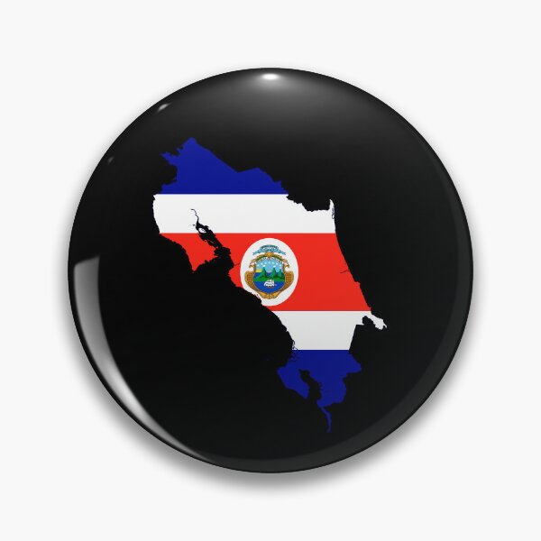 Item preview, Mapa de la bandera de Costa Rica designed and sold by DreamBrushy.