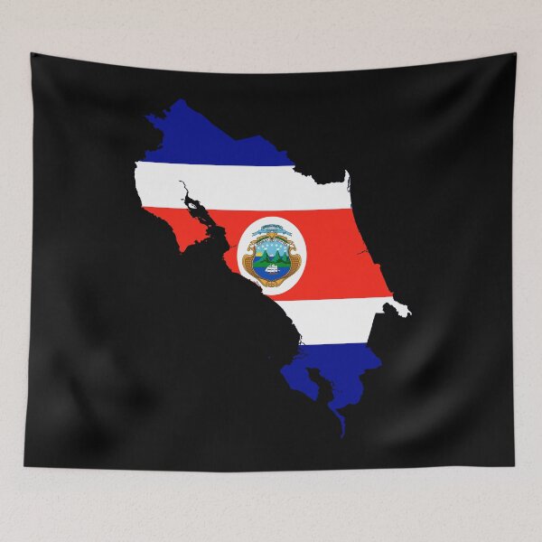 Item preview, Costa Rica Flag Map designed and sold by DreamBrushy.