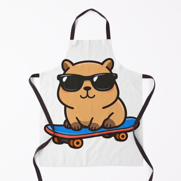 Item preview, Cool Capybara Skateboarding With Sunglasses Cute Animal Lover designed and sold by Owcomm.