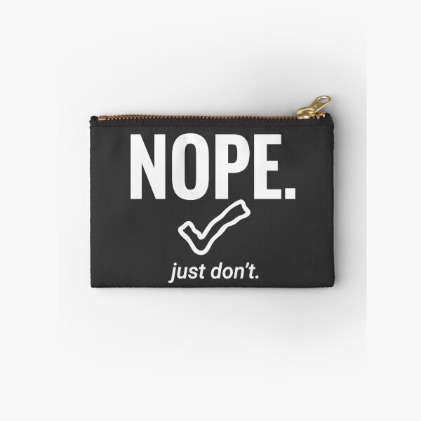 Item preview, NOPE Just Don't Funny Parody White Design designed and sold by ⭐Anistore⭐.
