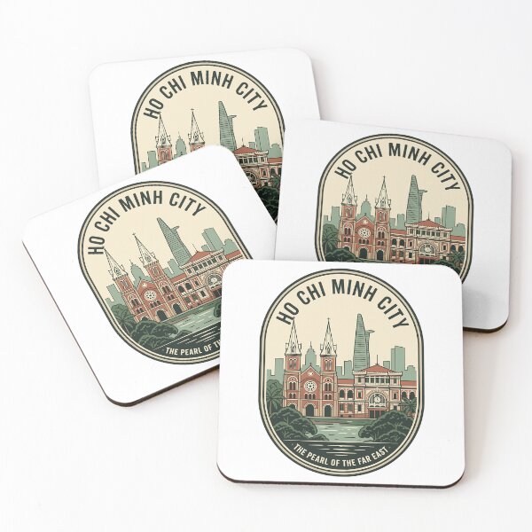 Item preview, Retro Ciudad Ho Chi Minh Saigón Vietnam Viajes designed and sold by k3rstman1.