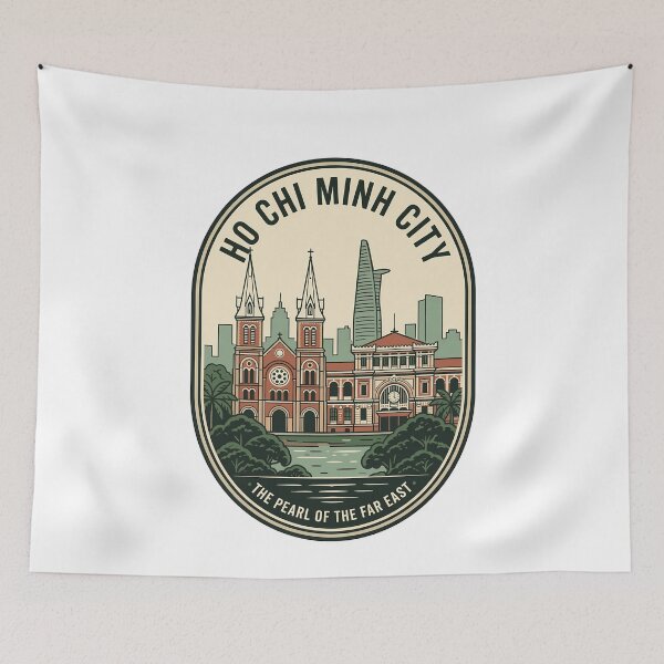 Item preview, Retro Ho Chi Minh City Saigon Vietnam Travel designed and sold by k3rstman1.