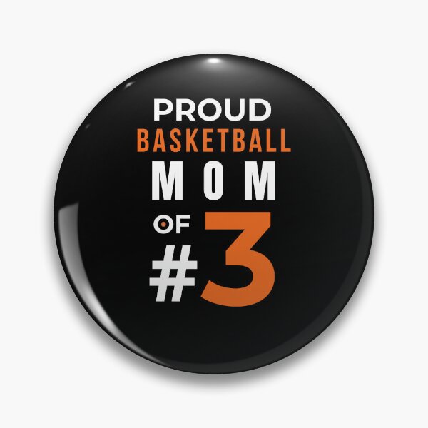 Artikelvorschau, Stolze Basketball-Mama von Nummer 3 – Geschenk für Basketball-Mamas und Sporteltern entworfen und verkauft von made4noise.