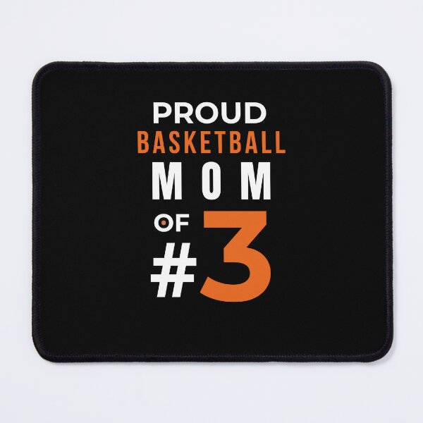 Item preview, Proud Basketball Mom of #3 – Gift for Basketball Mom & Sports Parents designed and sold by made4noise.