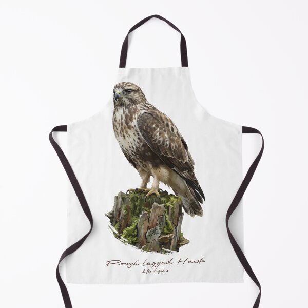 Item preview, Rough-legged Hawk on Mossy Stump designed and sold by Takeda-art.
