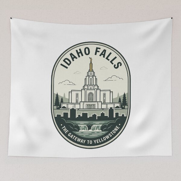 Item preview, Idaho Falls Idaho Temple Gateway to Yellowstone designed and sold by k3rstman1.
