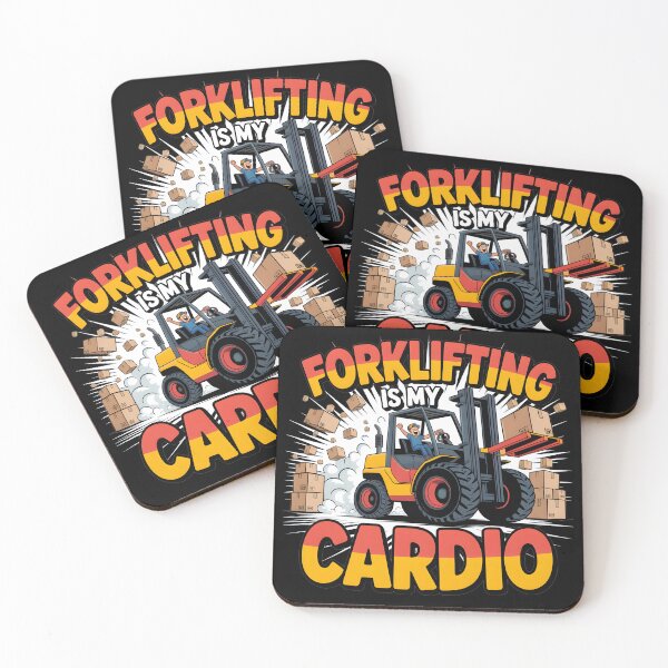 Item preview, Forklift Meme Forklifting Is My Cardio Funny Forklift Driver designed and sold by Fitswear.