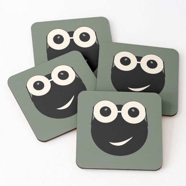 Item preview, Minimalist Cute Black Mascot Design designed and sold by SahmatArt.