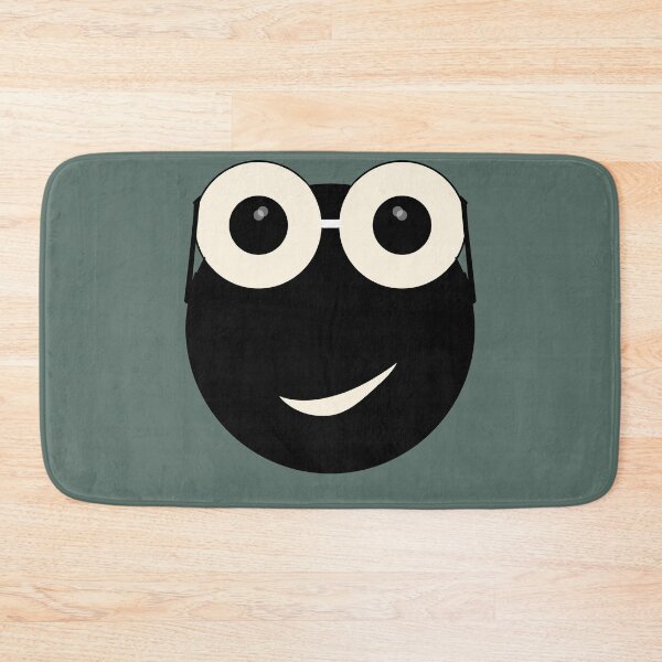 Item preview, Minimalist Cute Black Mascot Design designed and sold by SahmatArt.