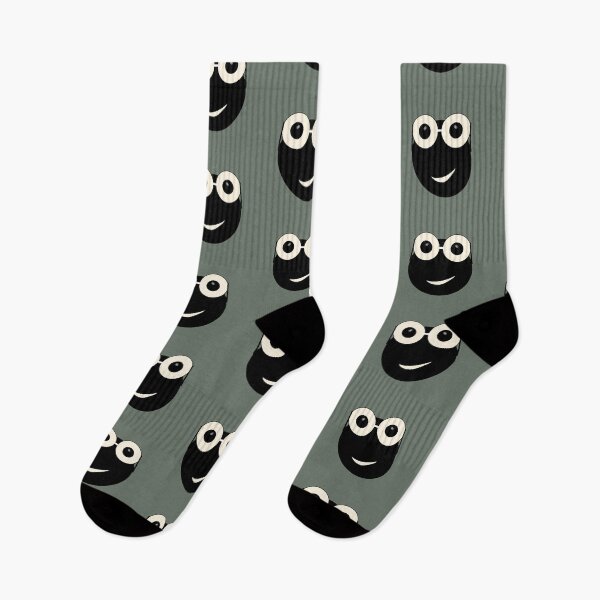 Item preview, Minimalist Cute Black Mascot Design designed and sold by SahmatArt.