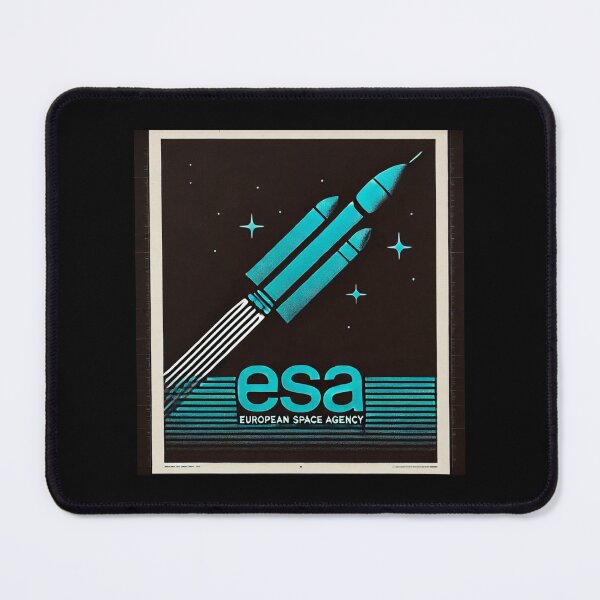 Item preview, European Space Agency Inspired Retro Space Exploration Emblem Design designed and sold by TEEJAMBOREE.
