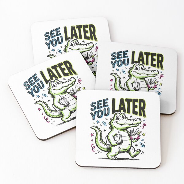 Item preview, Last Day of School See You Later Kids Teacher Alligator Tee, Funny Teacher Summer Break Gift Graphic  designed and sold by AsturShop.