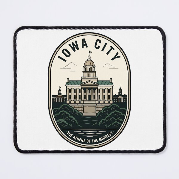 Item preview, Vintage Iowa City Old Capitol Building Badge designed and sold by k3rstman1.