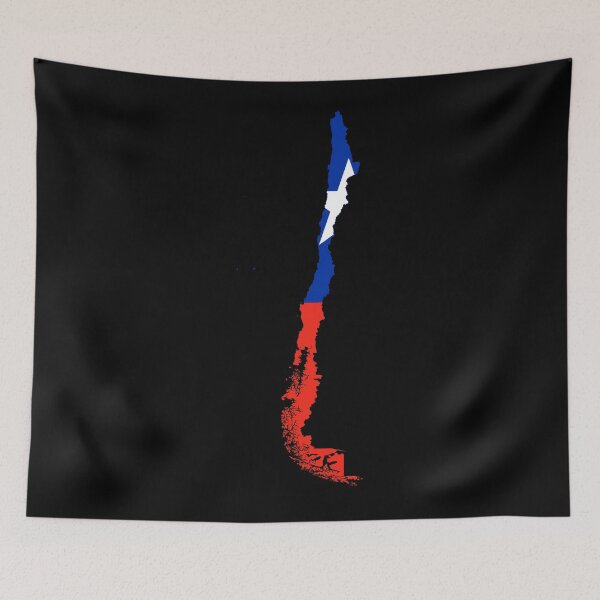 Item preview, Chile Flag Map designed and sold by DreamBrushy.