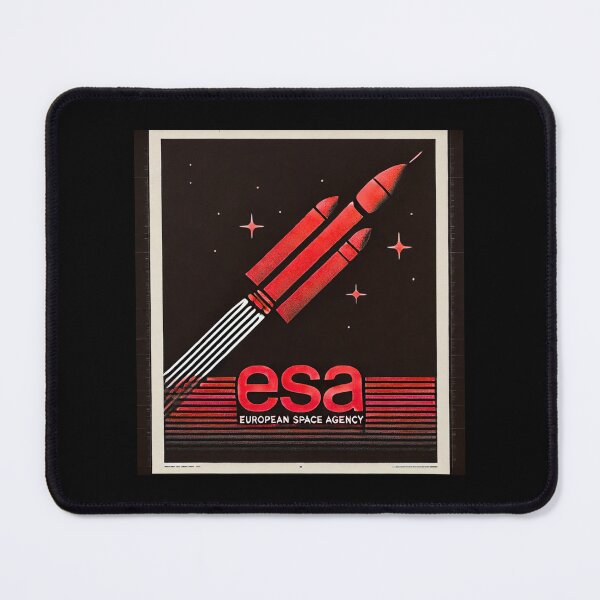 Item preview, European Space Agency Inspired Retro Space Exploration Emblem Design designed and sold by TEEJAMBOREE.