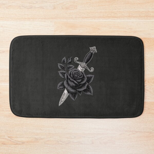 Item preview, Deadly Bloom Gothic Rose Shirt Dark Floral Botanical Tattoo Tee designed and sold by maxiprom.