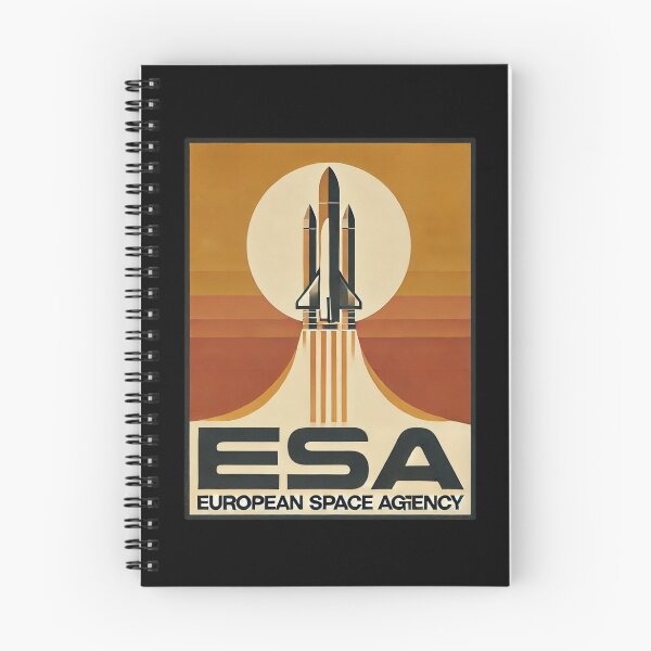 Item preview, European Space Agency Inspired Retro Space Exploration Emblem Design designed and sold by TEEJAMBOREE.