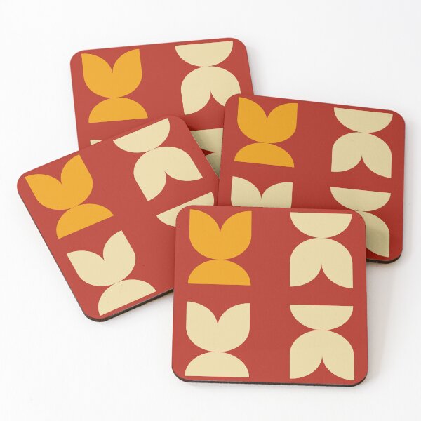 Item preview, Tulip flowers in a red land designed and sold by StefanStudioArt.