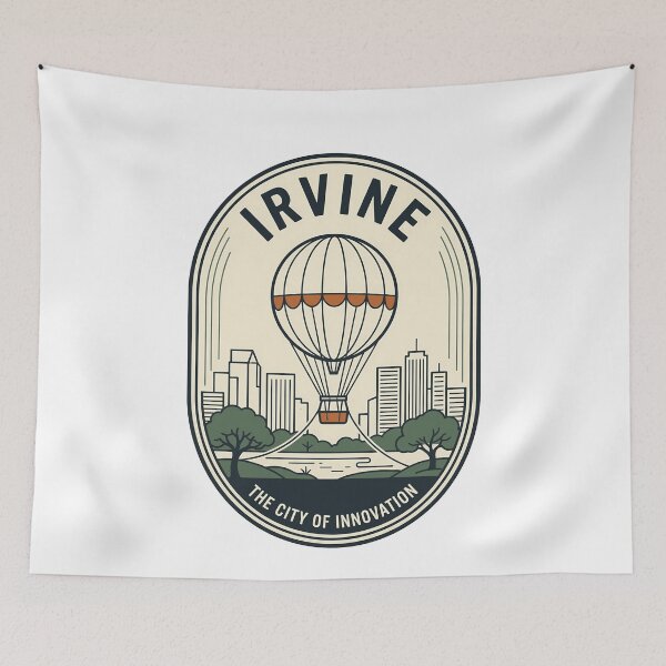 Item preview, Vintage Irvine California Great Park Balloon Skyline designed and sold by k3rstman1.