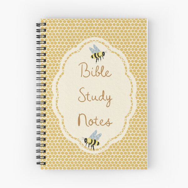 Item preview, Bible study notes -Bees and Honeycomb  designed and sold by Nuevomundo Arte Designs by Anahí .