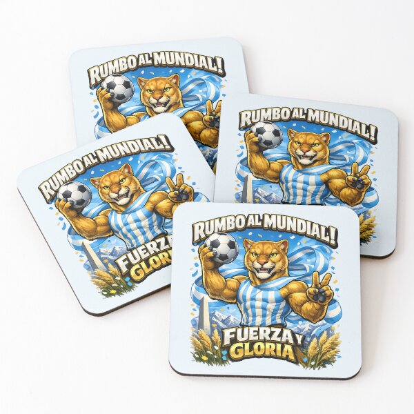 Item preview, Argentina Puma World Cup Fan Art designed and sold by Retro Arabica.