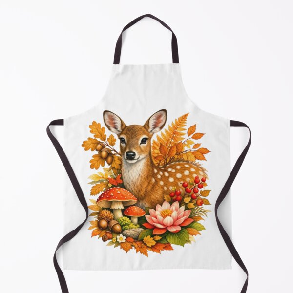 Item preview, Autumn doe and forest flora designed and sold by CHRIST5000.