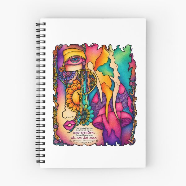 Item preview, New Creation in Christ – Colorful Christian Abstract Butterfly Art Design designed and sold by Ashes to Artistry.