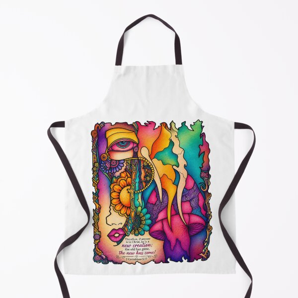 Item preview, New Creation in Christ – Colorful Christian Abstract Butterfly Art Design designed and sold by Ashes to Artistry.
