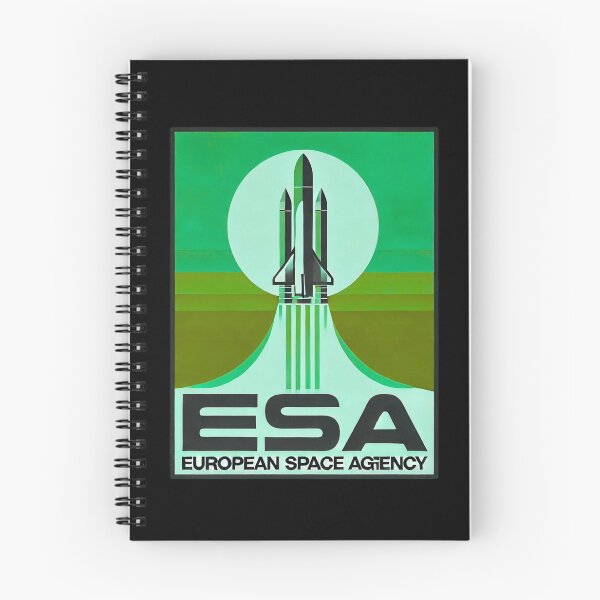 Item preview, European Space Agency Inspired Retro Space Exploration Emblem Design designed and sold by TEEJAMBOREE.