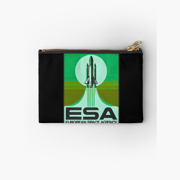 Item preview, European Space Agency Inspired Retro Space Exploration Emblem Design designed and sold by TEEJAMBOREE.