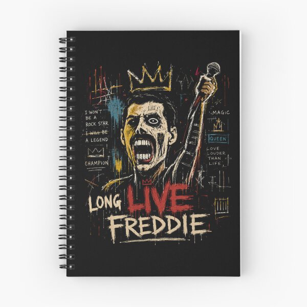 Item preview, Long Live Freddie Graffiti Rock Legend Art designed and sold by Creative_Canvas.
