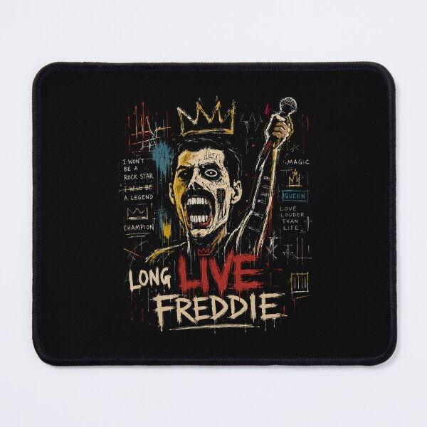 Item preview, Long Live Freddie Graffiti Rock Legend Art designed and sold by Creative_Canvas.
