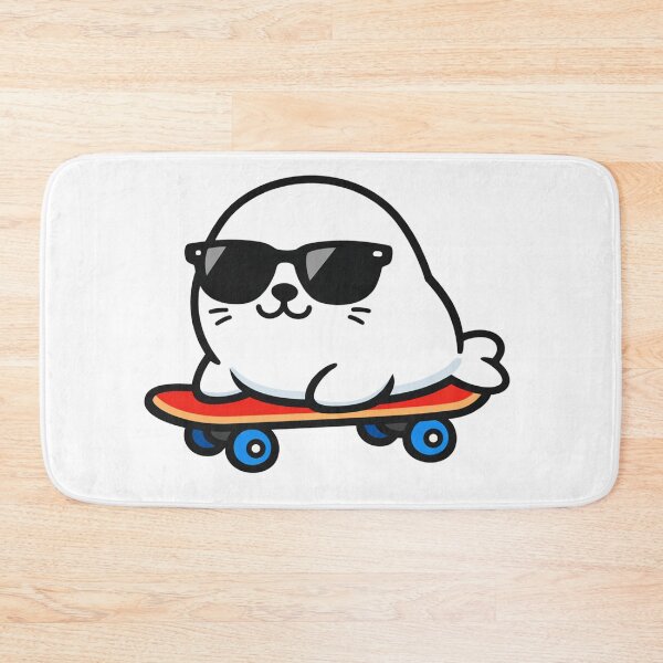 Item preview, Cool Seal Pup on Skateboard Sunglasses Kawaii Cute Animal designed and sold by Owcomm.
