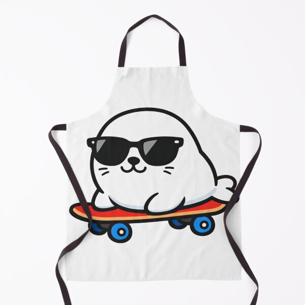 Item preview, Cool Seal Pup on Skateboard Sunglasses Kawaii Cute Animal designed and sold by Owcomm.