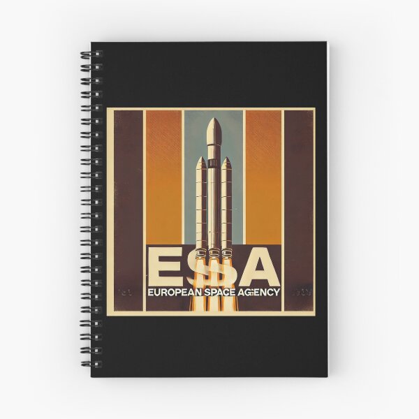 Item preview, European Space Agency Inspired Retro Space Exploration Emblem Design designed and sold by TEEJAMBOREE.