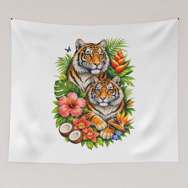 Item preview, Majestic tropical tigers designed and sold by CHRIST5000.
