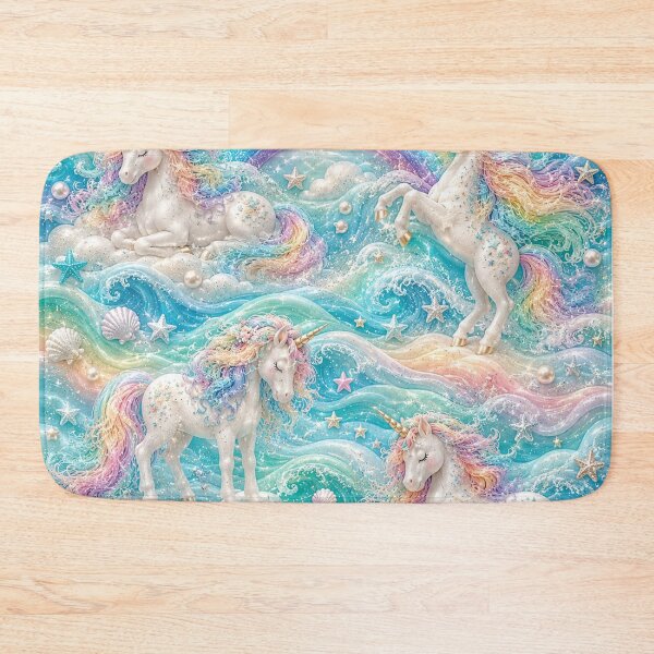 Item preview, Unicorn and rainbow pattern  designed and sold by Heaven1111.