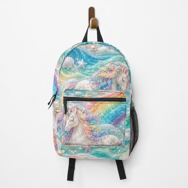 Item preview, Unicorn and rainbow pattern designed and sold by Heaven1111.