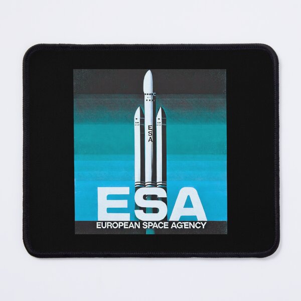 Item preview, European Space Agency Inspired Retro Space Exploration Emblem Design designed and sold by TEEJAMBOREE.