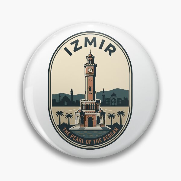 Item preview, Izmir Clock Tower Pearl of the Aegean Vintage designed and sold by k3rstman1.