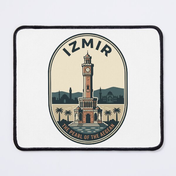 Item preview, Izmir Clock Tower Pearl of the Aegean Vintage designed and sold by k3rstman1.