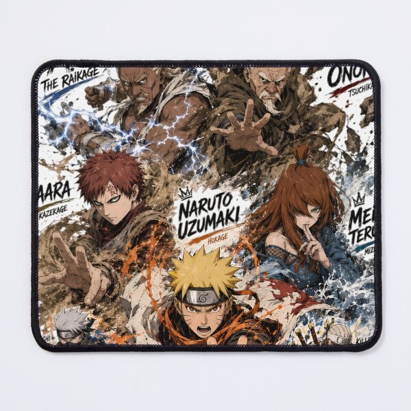 Item preview, Five Great Ninja Nations Anime Tribute | Ultimate Shinobi Alliance Manga Art designed and sold by Dyan4.