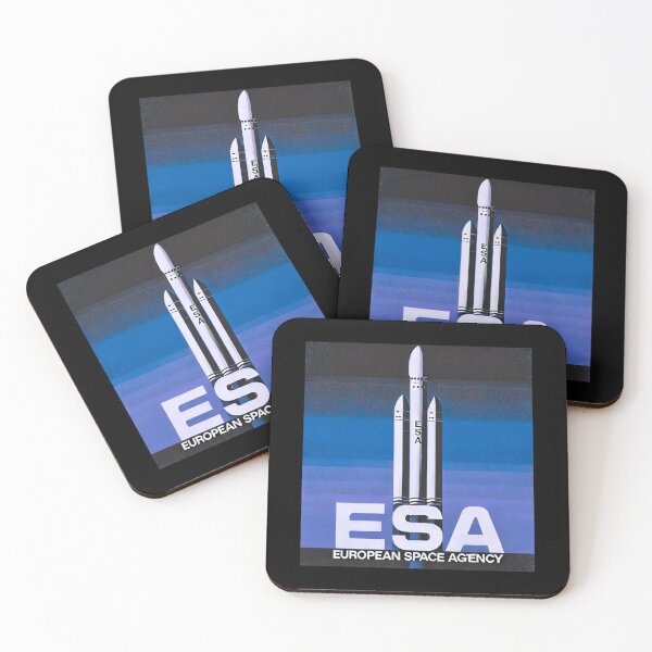 Item preview, European Space Agency Inspired Retro Space Exploration Emblem Design designed and sold by TEEJAMBOREE.