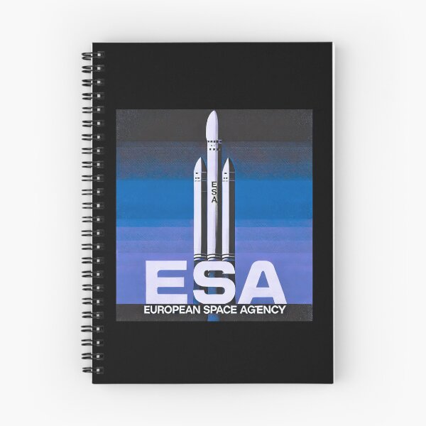 Item preview, European Space Agency Inspired Retro Space Exploration Emblem Design designed and sold by TEEJAMBOREE.