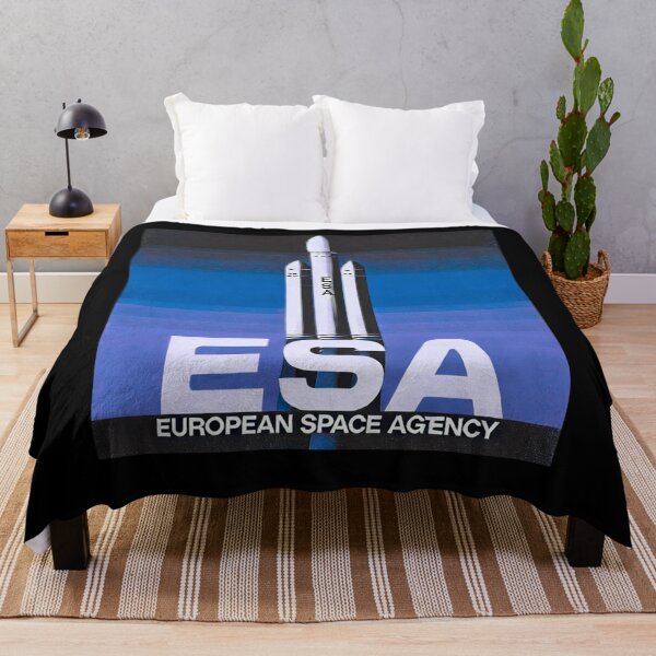 Item preview, European Space Agency Inspired Retro Space Exploration Emblem Design designed and sold by TEEJAMBOREE.