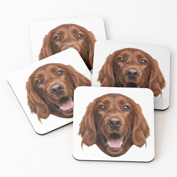 Item preview, Happy Irish Setter – Super Excited Dog Face designed and sold by Happy_Animal.