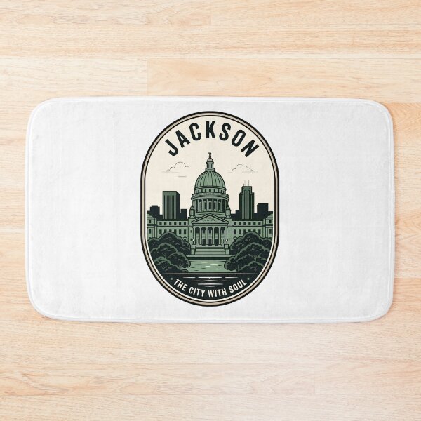 Item preview, Jackson Mississippi State Capitol Vintage Travel Badge designed and sold by k3rstman1.