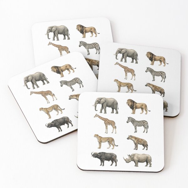 Item preview, African Safari Wildlife Species designed and sold by ArunDandiboina.