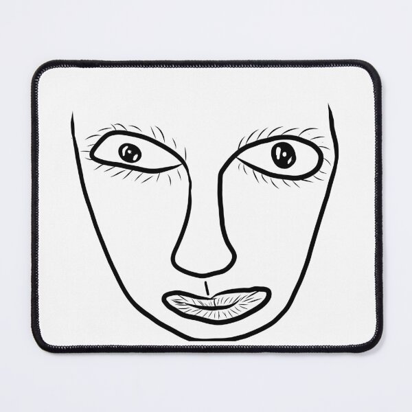 Item preview, Minimalist Face Line Art Drawing  designed and sold by artist709.